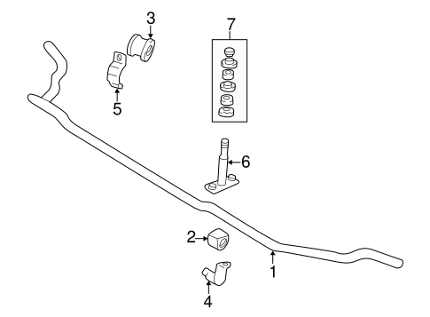 Montero Sport STABILIZER BAR & COMPONENTS