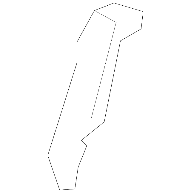 61065-0R010 Деталь EXTENSION, RIGHT
