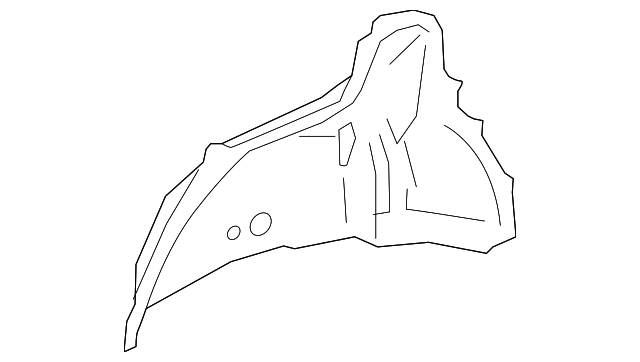 61633-0R011 Деталь INNER WHEELHOUSE, RIGHT