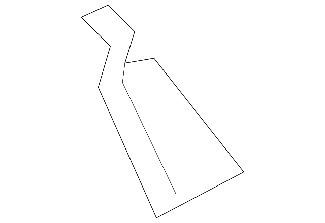 61717-0R010 Деталь PILLAR REINF REINFORCEMENT, RIGHT