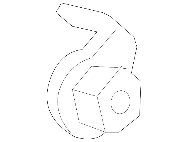6507925AA MOUNT BRACKET LOCK NUT, LEFT