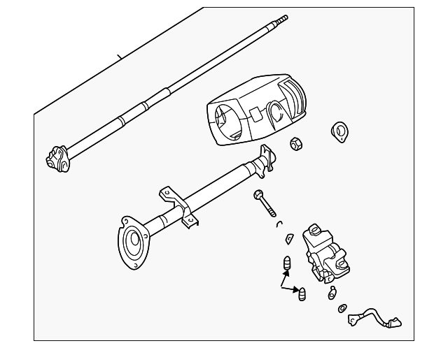 48805-1Z605 STEERING COLUMN
