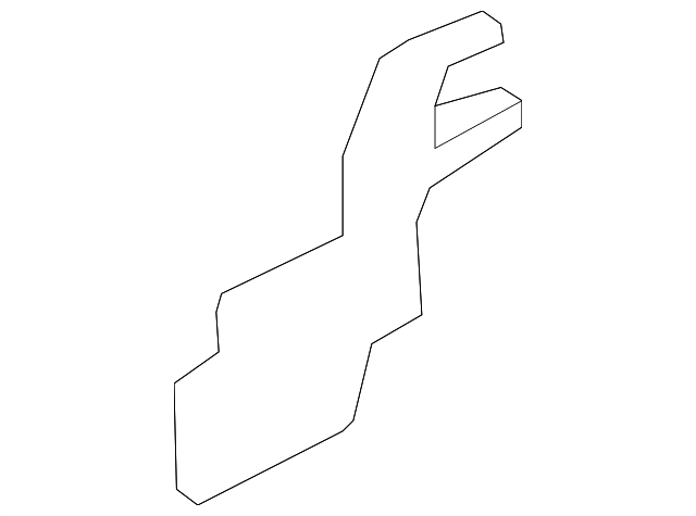 82494-3W000 Деталь LOCK RETAINER, RIGHT