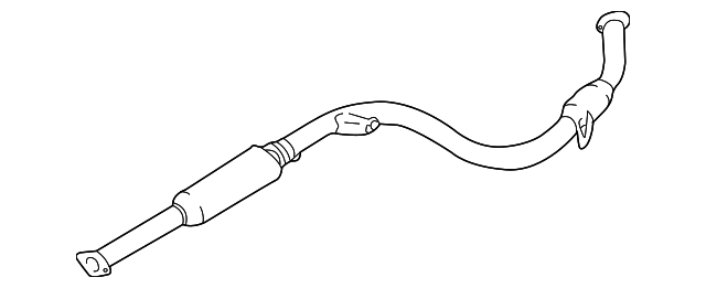 MR281009 Деталь INTERMED PIPE