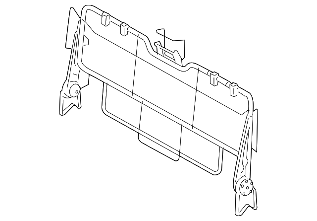 71017-52590 SEAT BACK FRAME