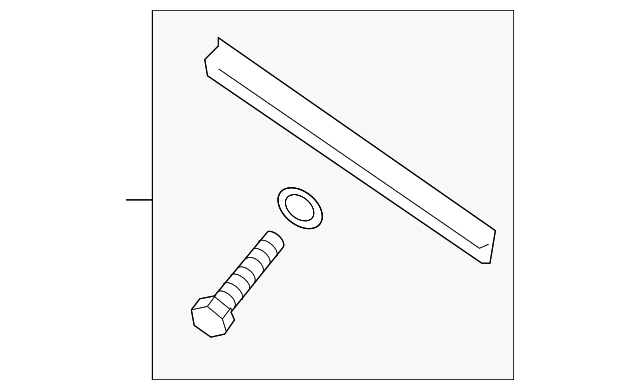 6711182Z00 Деталь FRONT TRACK, LEFT