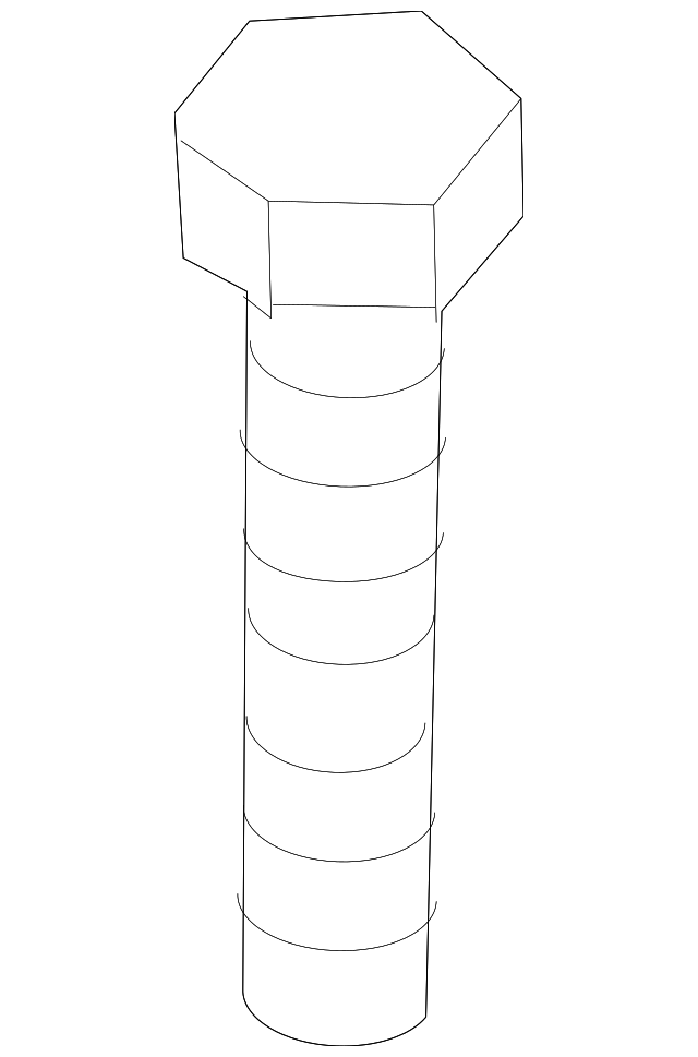 6666182Z00 Деталь LOWER CHANNEL BOLT, RIGHT