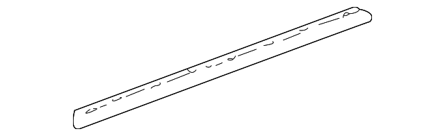 25641828 Деталь LOWER W'STRIP, RIGHT