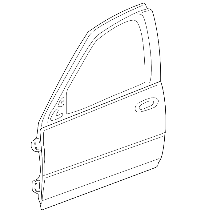 25630385 Деталь DOOR SHELL, RIGHT