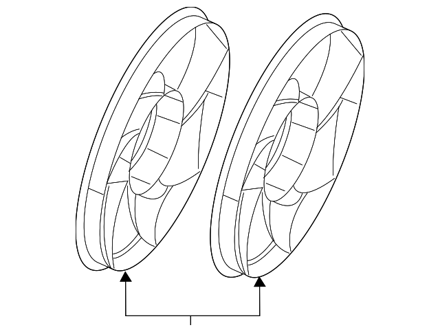 5137713AA Деталь FAN BLADE, LEFT