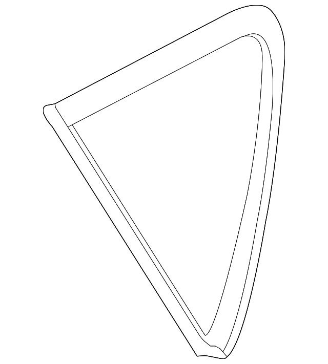 87810-B2020 Деталь QUARTER GLASS, LEFT