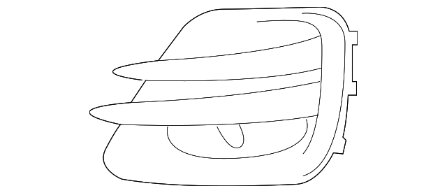 86561-1W710 Деталь LOWER GRILLE