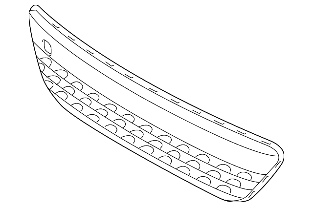86523-1W700 Деталь LOWER GRILLE, LEFT