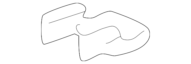 72137-0C080 Деталь TRACK END COVER, LEFT