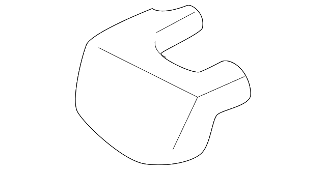 72137-0C050 Деталь TRACK END COVER, RIGHT