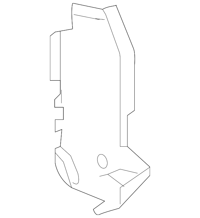 15950310 Деталь FILLER PANEL, LEFT
