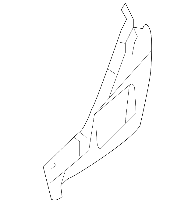 15950327 Деталь EXTENSION PANEL, RIGHT