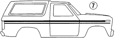 Bronco STRIPE TAPE 3