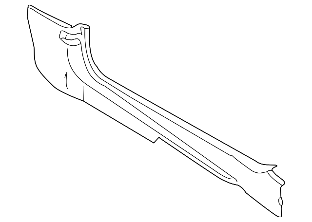 51-43-7-139-075 Деталь SCUFF PLATE, LEFT