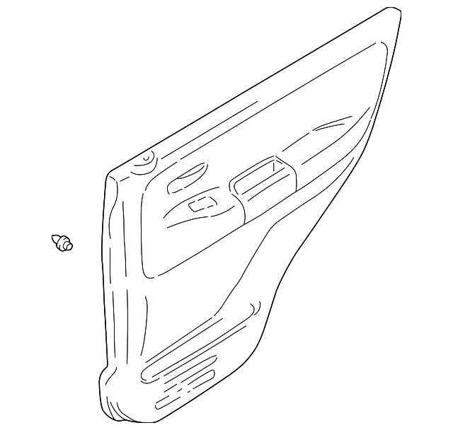 8370467D20DG6 Деталь DOOR TRIM PANEL, LEFT