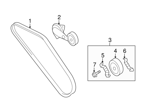 Sportage BELTS & PULLEYS