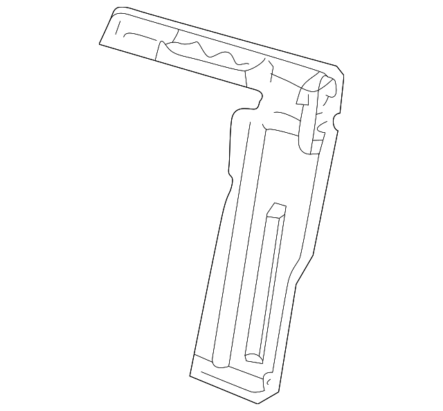 3B9885501 Деталь SEAT BACK FRAME, LEFT