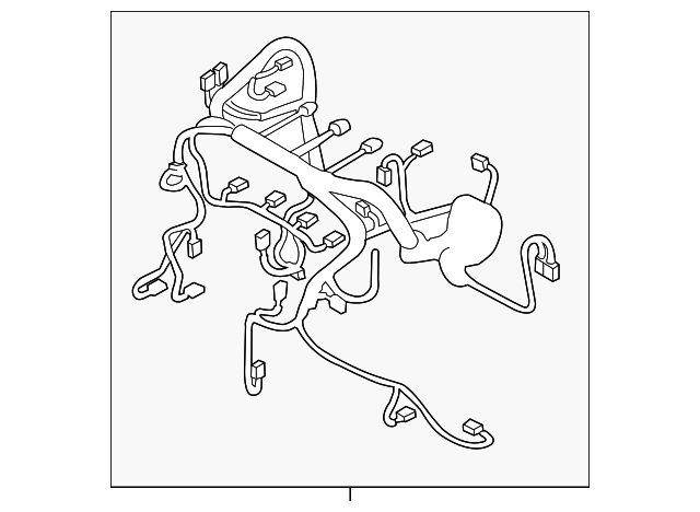 BJD367020 Деталь ENGINE HARNESS