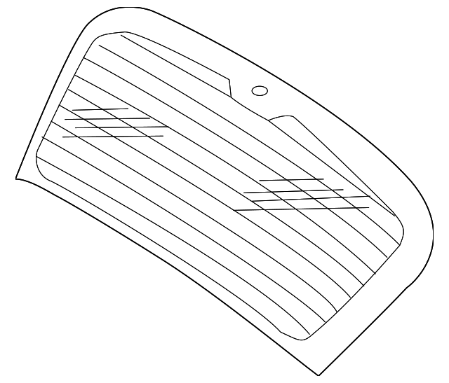 1K9-845-051-F Деталь LIFT GATE GLASS