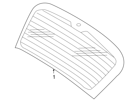 Jetta GLASS - LIFT GATE