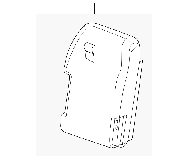 87780-ZT00A Деталь SEAT BACK ASSY