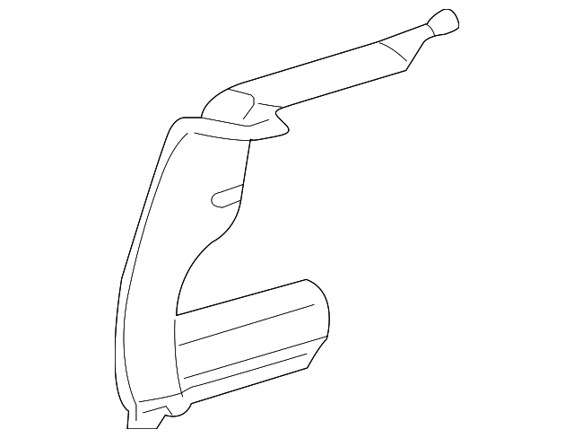 15033319 Деталь UPPER TRIM PANEL, LEFT