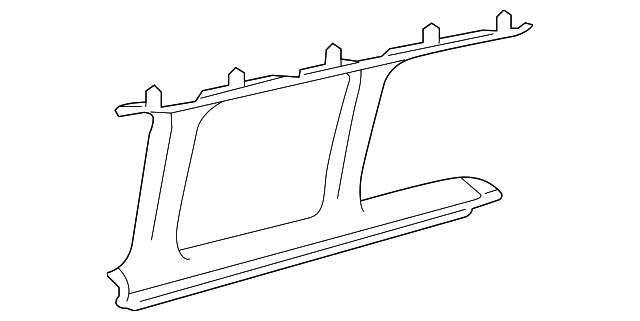 15032518 Деталь UPPER TRIM PANEL, LEFT