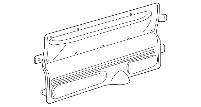 15030913 Деталь LOWER TRIM PANEL, LEFT