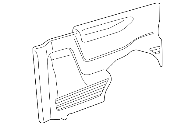15030831 Деталь LOWER TRIM PANEL, LEFT
