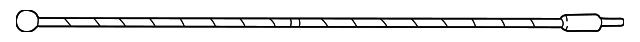 91177763 Деталь ANTENNA MAST