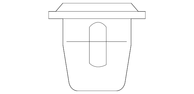 F151-51-958 Деталь NAMEPLATE CLIP