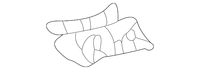 75562-60020 Деталь DRIP MOLDING CLIP, RIGHT