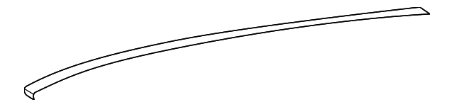 75555-48030 Деталь DRIP MOLDING, RIGHT