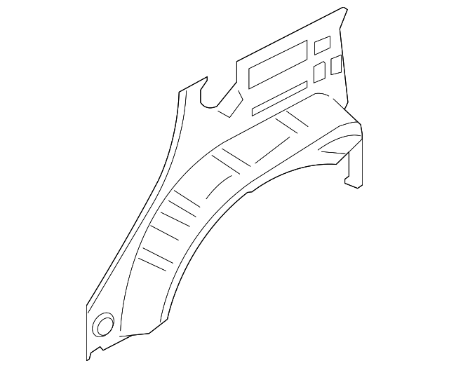G6712-JM0MA Деталь OUTER WHEELHOUSE, RIGHT
