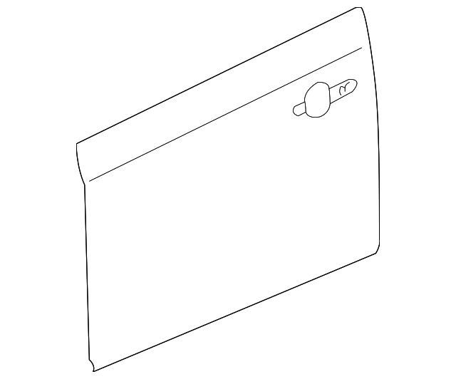 15901333 Деталь OUTER PANEL, RIGHT