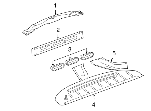Ram 1500 RADIATOR SUPPORT