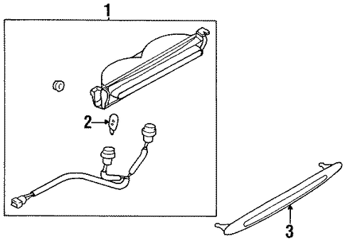Sebring HIGH MOUNTED STOP LAMP