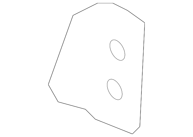 6445085Z00 Деталь STRIKER REINF, LEFT