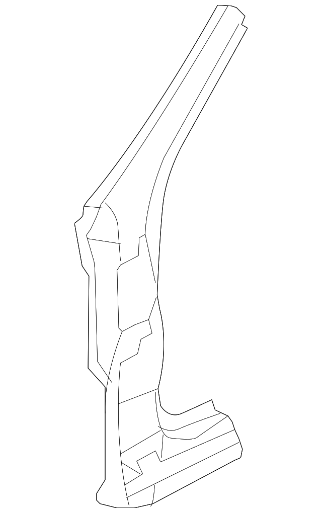 6411485Z00 Деталь HINGE PILLAR, RIGHT