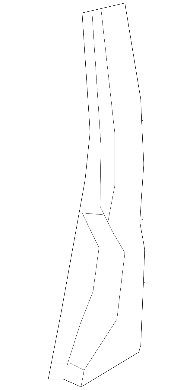 6411585Z00 Деталь CENTER PILLAR, RIGHT
