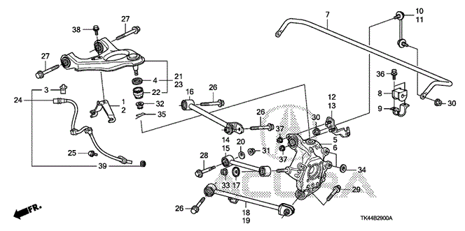 TL REAR LOWER ARM