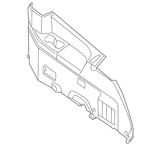 84950-ZM70A Деталь LOWER TRIM PANEL, RIGHT