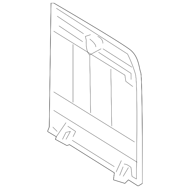84987-5Z001 Деталь LOWER TRIM PANEL TRAY, LEFT