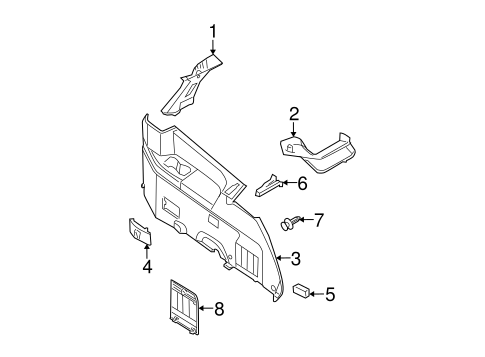 Quest INTERIOR TRIM - SIDE PANEL