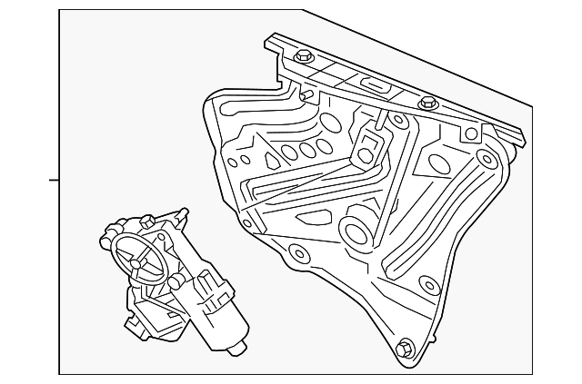 22870072 Деталь WINDOW REGULATOR, RIGHT
